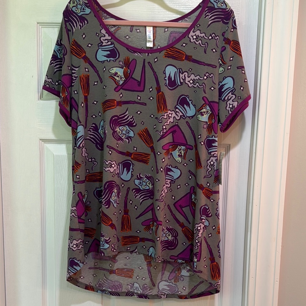 LulaRoe classic T-Shirt Halloween Witches!